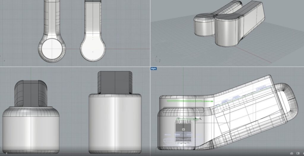 industrial design form study rhino feasibility