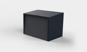 Secure delivery device industrial design mockup for product development