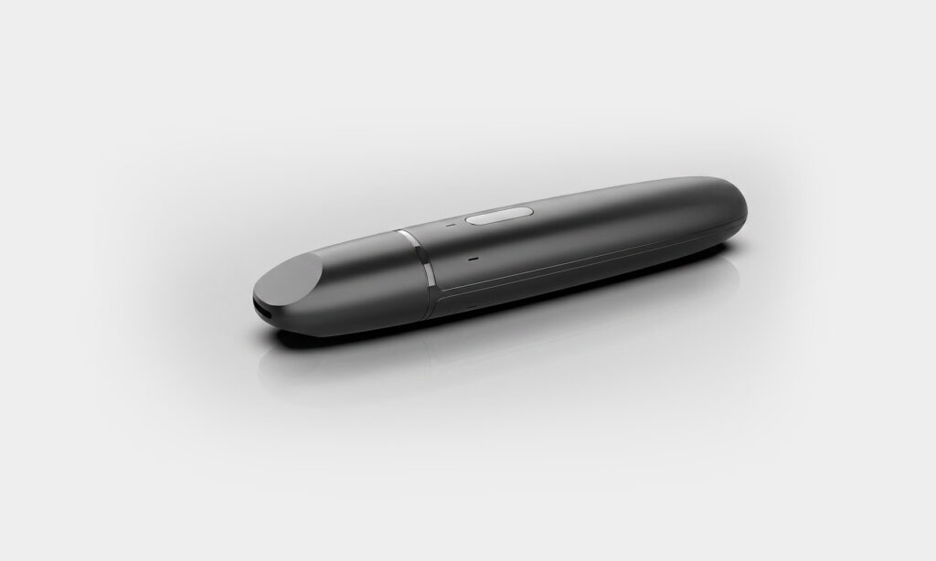 Vaporizer product design mockup