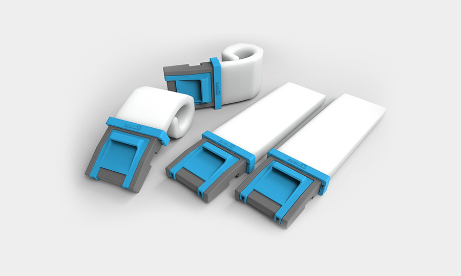 Mockup of surgical restraint device for medical device product development